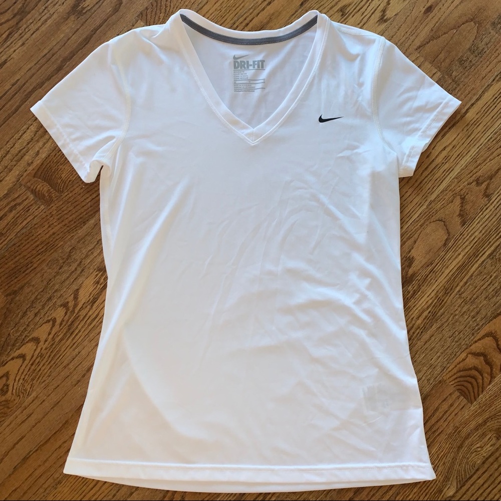 Nike Dri-Fit Tee White Size Large